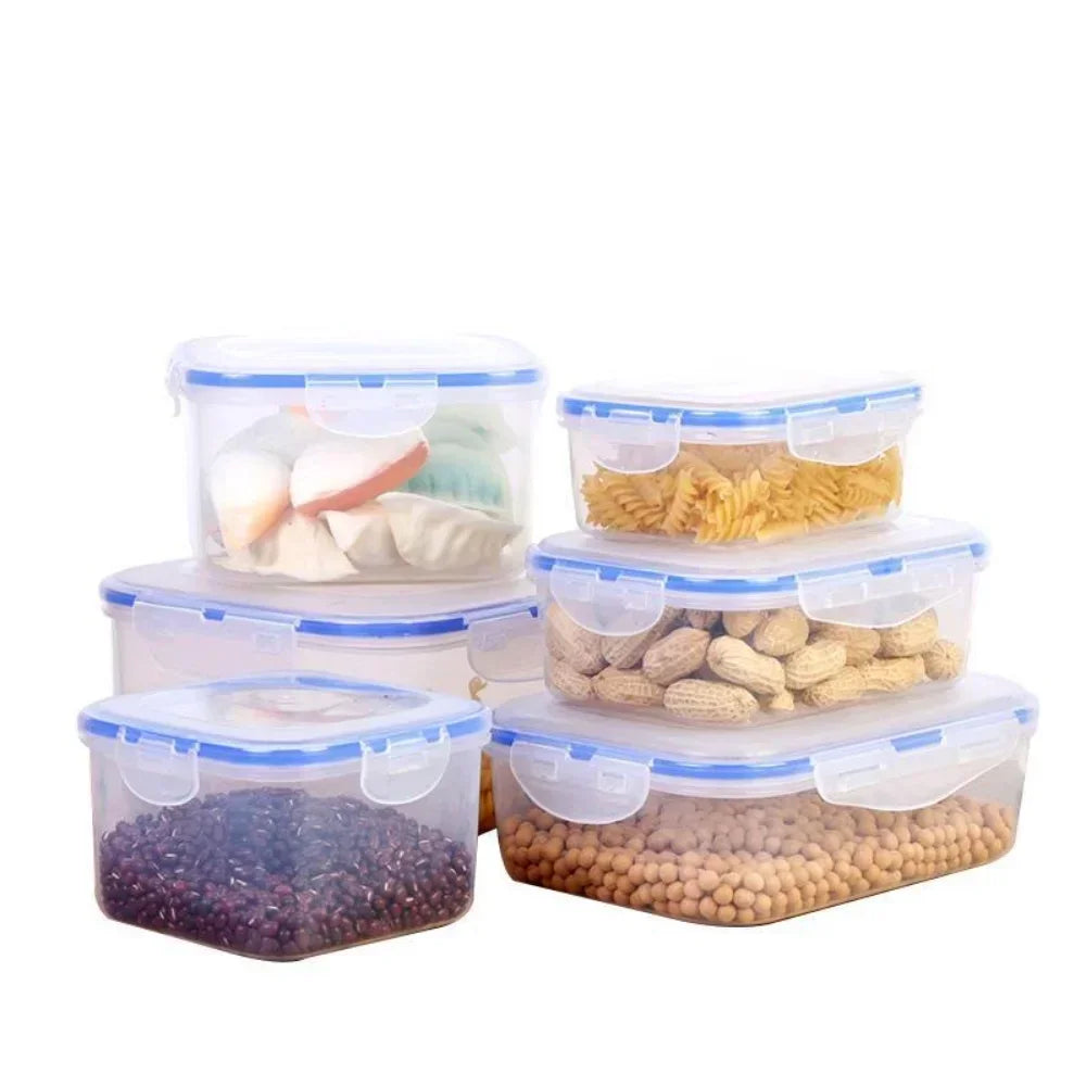 Food Containers with Lids Meal Prep Container Airtight Food Storage   Lunch Containers BPA-Free Refrigerator Fresh-Keeping Box