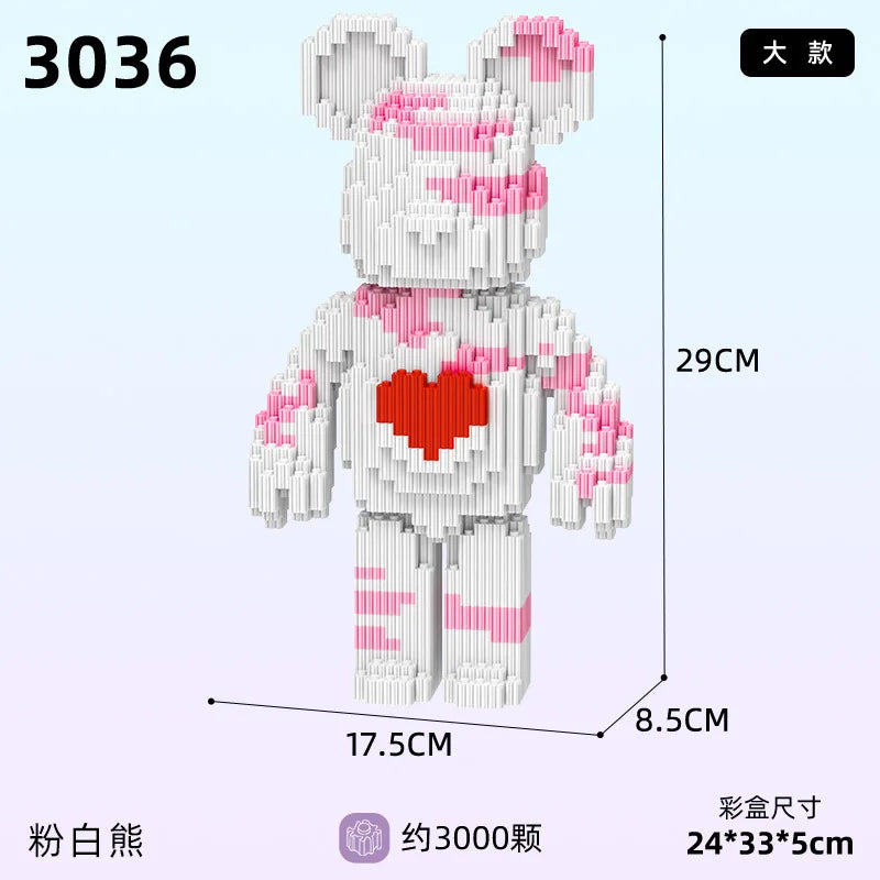 Splicing and connecting small particles of building blocks wholesale adult puzzle children's toys, street stalls, night markets