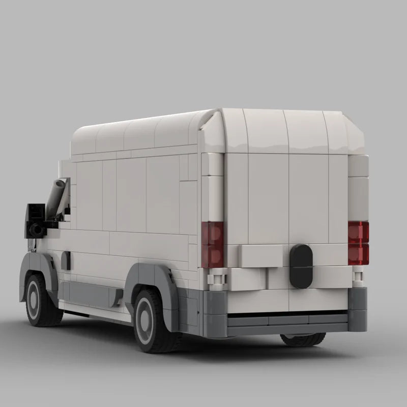 Classical City Vehicle MOC Box Type Passenger Car Building Blocks Model Bricks Sets Assemble Display Children's Toys Gifts