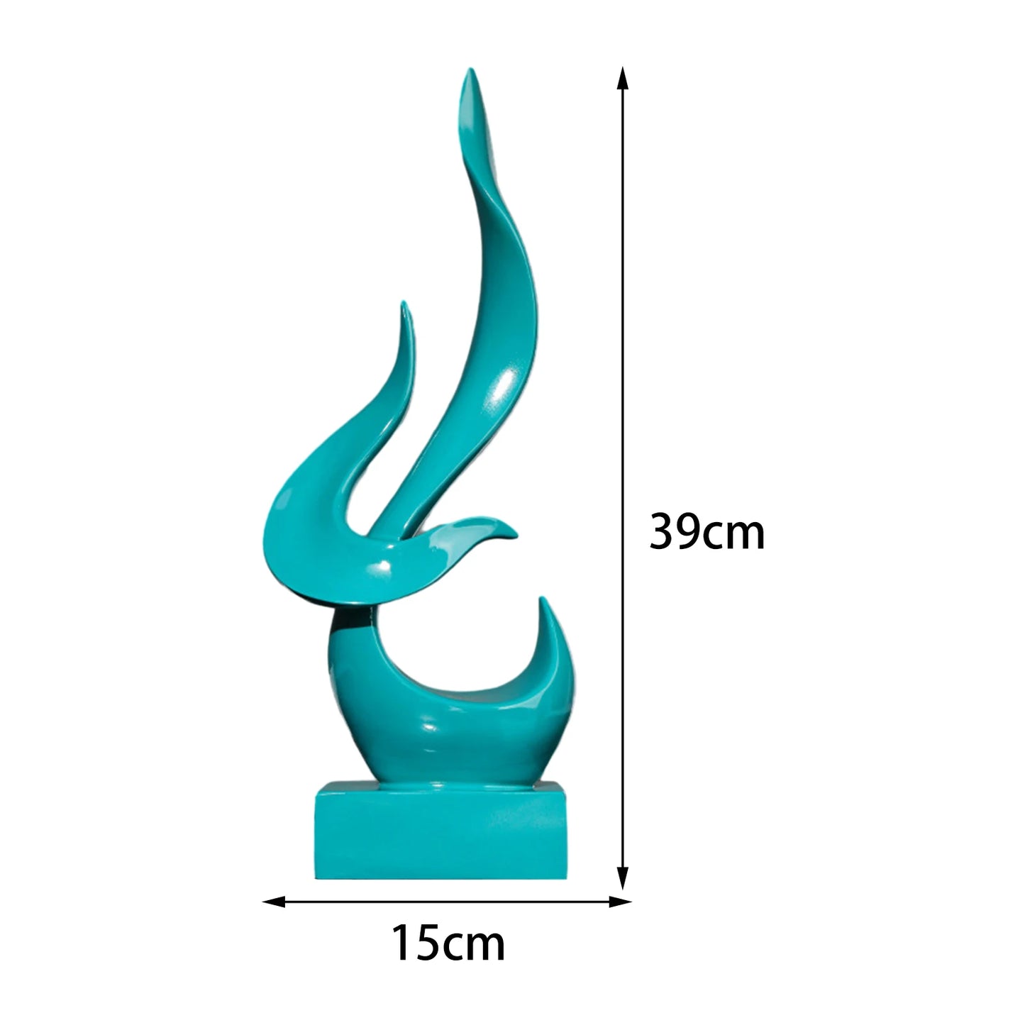 Abstract Sculpture Creative Figurine Living Room TV Shelf Modern Statues Abstract Figurine Statue for Home Decor Office Ornament