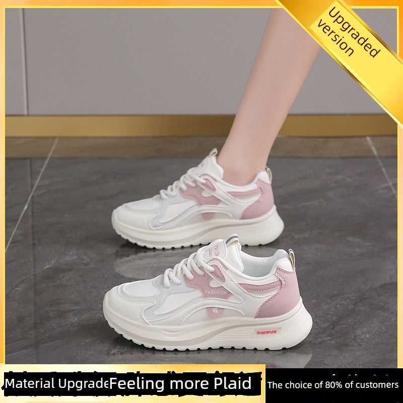 Women's Shoes High School Entrance Examination Physical Examination Sneaker 2025 Best Selling Skipping Rope Long Jump Shock Absorption Soft Bottom Fitness Running Shoes Spring