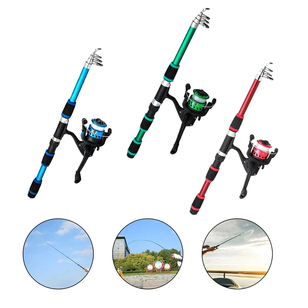 Telescopic Rock Fishing Rod 3.0M Spinning Fly Carp Feeder Carbon Fiber Mini Travel Ultra Light Fly Fishing Rod Pesca