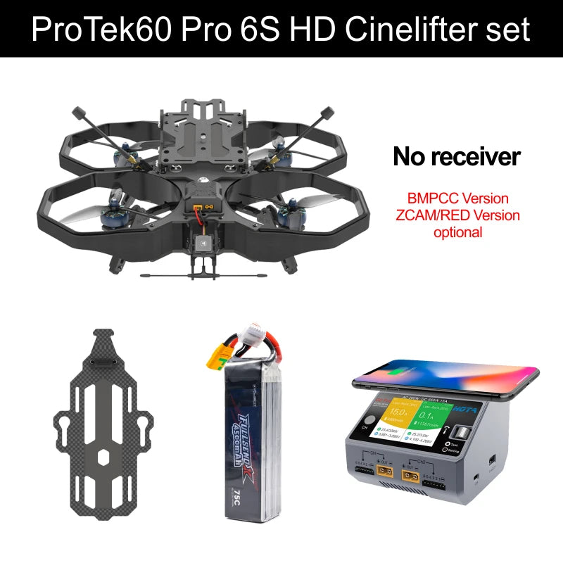 Iflight  FPV ProTek60 Pro 6S HD Professional Film Action Cameras 27 m/s 1/3.2”Sensor 4K FULL HD DJI O3 Anti 155°Ultra-Wide Angle