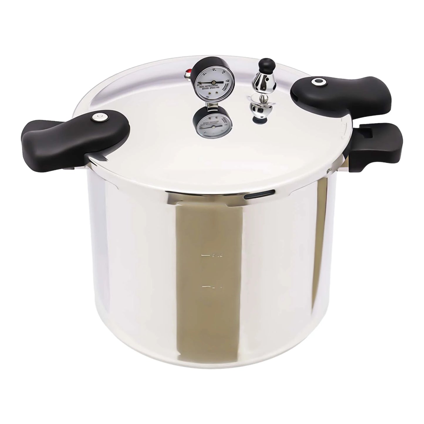 22L Pressure Canner Cooker,90Kpa Aluminum Pressure Cooker with Gauge Release Valve Stainless Steel Pressure Canner