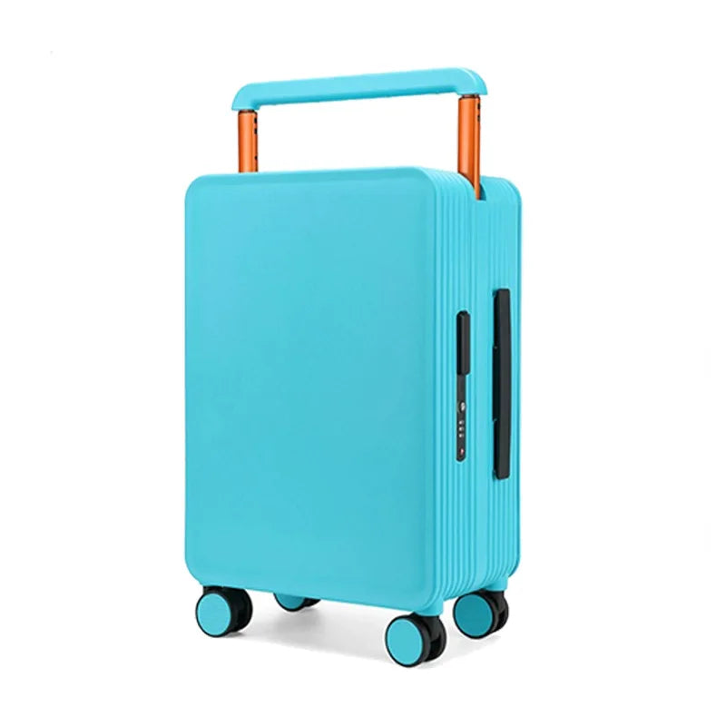 Wide Handle Suitcase 20/24 inch High Quality Rolling Luggage Spinner Wheels Men Travel Bag Women Cabin Password Trolley luggage