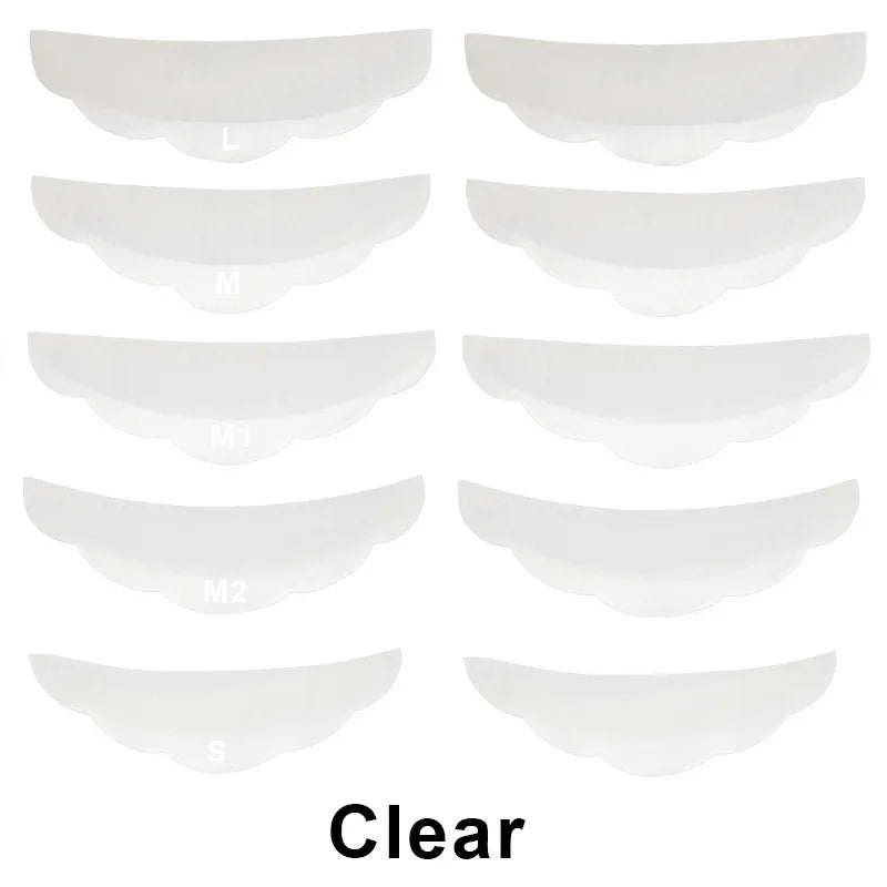 5Pairs Eyelash Lifting Kit Silicone lamination Pad Reusable Lash Perm Rods 3D Lashes Extension Curler Accessories Makeup Tools