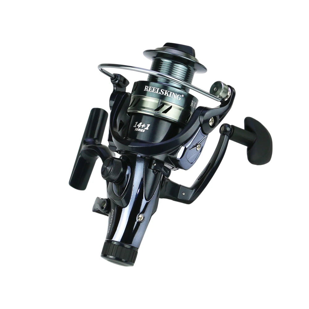 Max 8-25KG Drag 14+1 BB Carp Front Rear Double Brake Spinning Fishing Reel Metal Spool fishing tools fishing reel saltwater