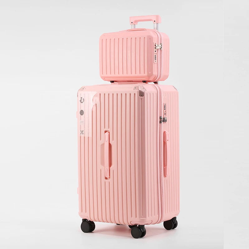 22/24/26/28/30/32/34 Inch Durable Luggage Sets Spinner Wheel Suitcase TSA Lock USB Charging Women Men Cabin Travel Trolley Case