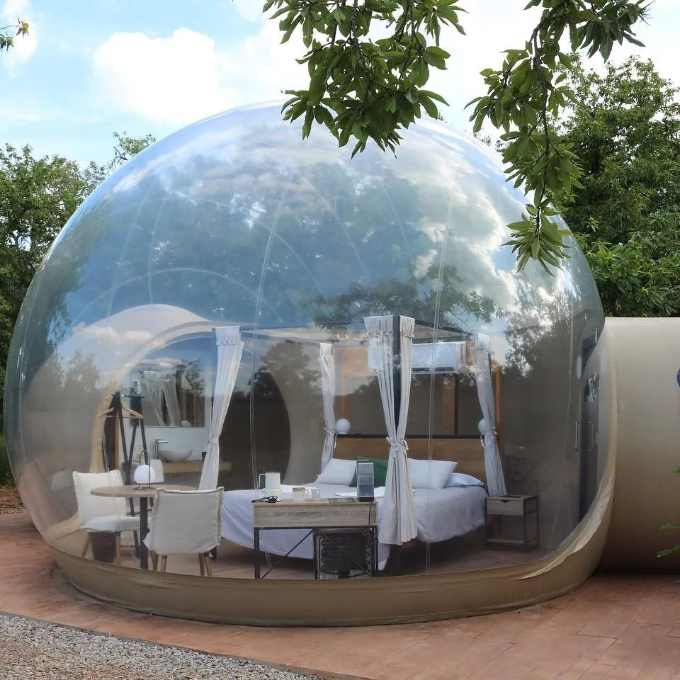 Resort Hotel Air Bubble Transparent Star Room Balloon Party Ideas Commercial Transparent Dome Inflatable Bubble House