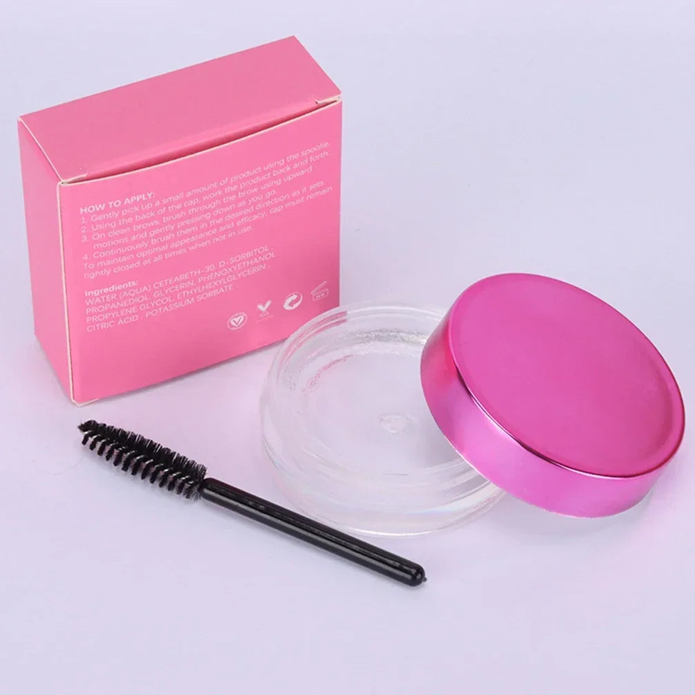 Custom Soft Shaping Eyebrow Soap Styling Gel Private Label with Brush Natural No Need Water Brows Wax Bulk Eye Brow Makeup Tools