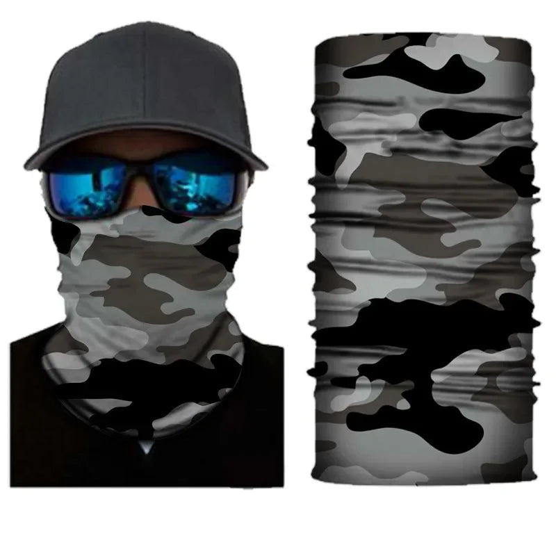 Outdoor Sport Camouflage Seamless Cycling Bandana Neck Gaiter Headband Fishing Hiking Balaclava Scarf Headwear Face Mask