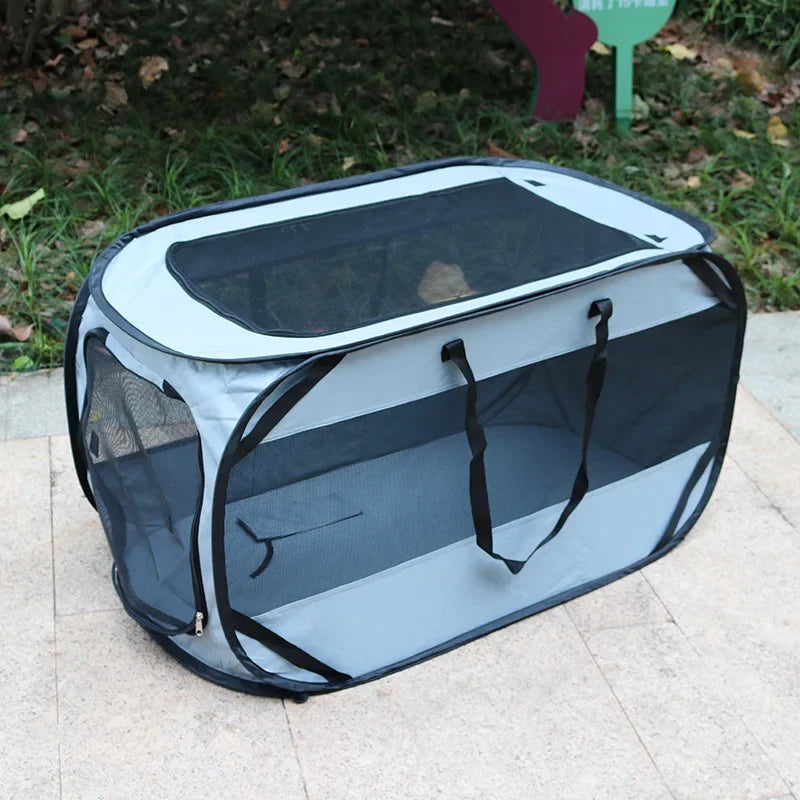 Outdoor Automatic Pop Up Cat Dog House Kennel Tent Cage Oxford Cloth Pet Nest Dog Cat House Car Portable Indoor Pet Cave Bed