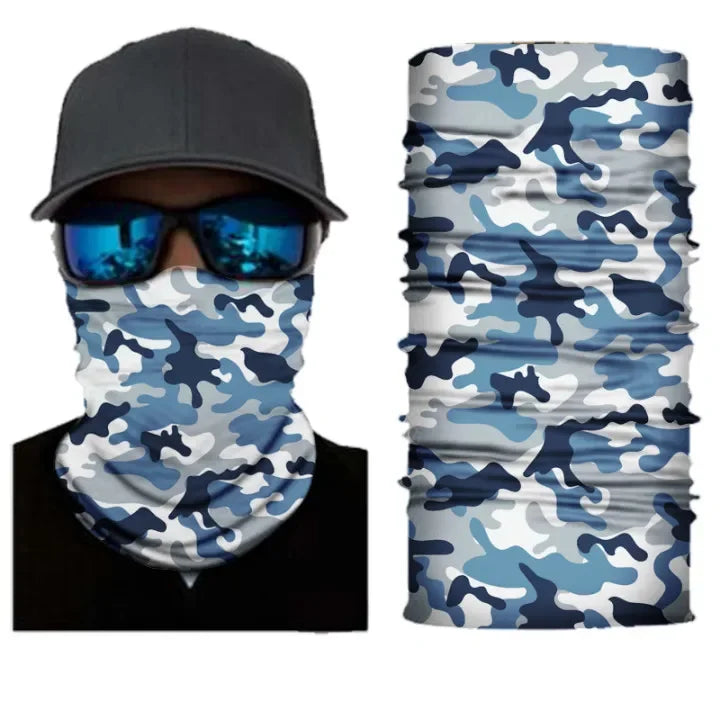 Outdoor Sport Camouflage Seamless Cycling Bandana Neck Gaiter Headband Fishing Hiking Balaclava Scarf Headwear Face Mask