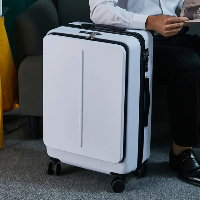 NEW 20"24"inch Rolling Luggage with Laptop Bag Business Travel Suitcase Case Men Universal Wheel Trolley PC Box Trolley Luggage