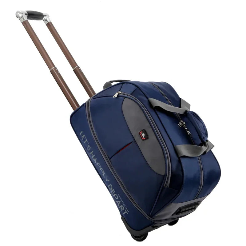 Men Travel Trolley Bags Luggage Suitcase Travel Rolling Bags on Wheels Carry on Hand Bag Women Large Duffle Travel Suitcase