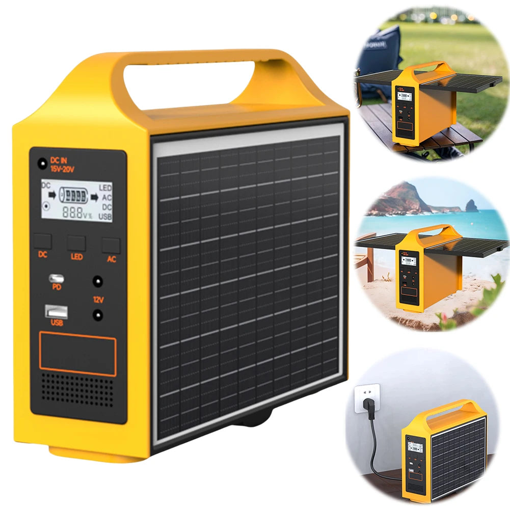 Portable Solar Power Station 24000mAh 20W Solar Power Storage Generator System Mobile Power Supply for Outdoors Travel RV Camper