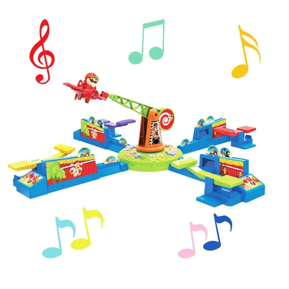 Looping Louie Spinning Plane Chicken Stealing Game Parent Child Interaction Battle Puzzle Board Game Party Children's Toys