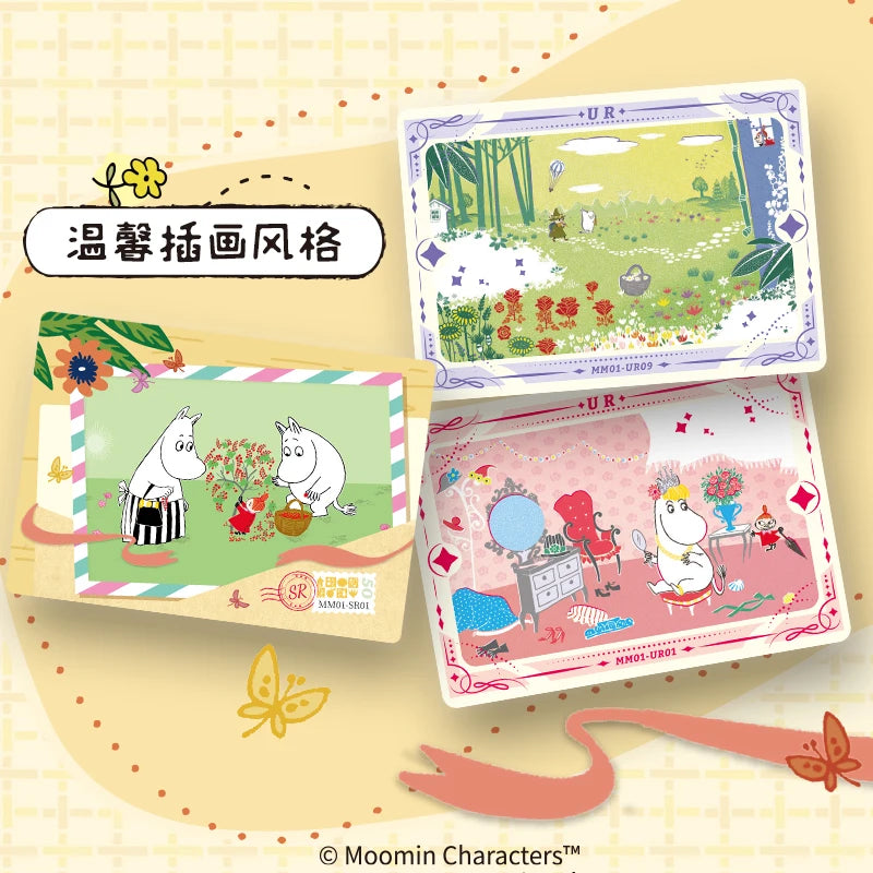 Card Fun New Genuine Moomin Card Time Letter Figure SEC Cards Finnish Classics Peripheral Collection Cards Children's Toys Gifts
