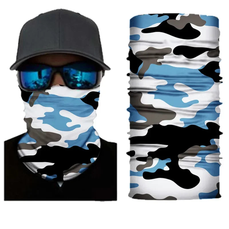 Outdoor Sport Camouflage Seamless Cycling Bandana Neck Gaiter Headband Fishing Hiking Balaclava Scarf Headwear Face Mask