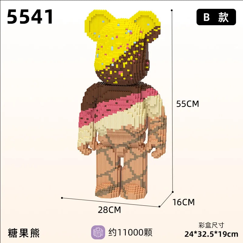 Splicing and connecting small particles of building blocks wholesale adult puzzle children's toys, street stalls, night markets