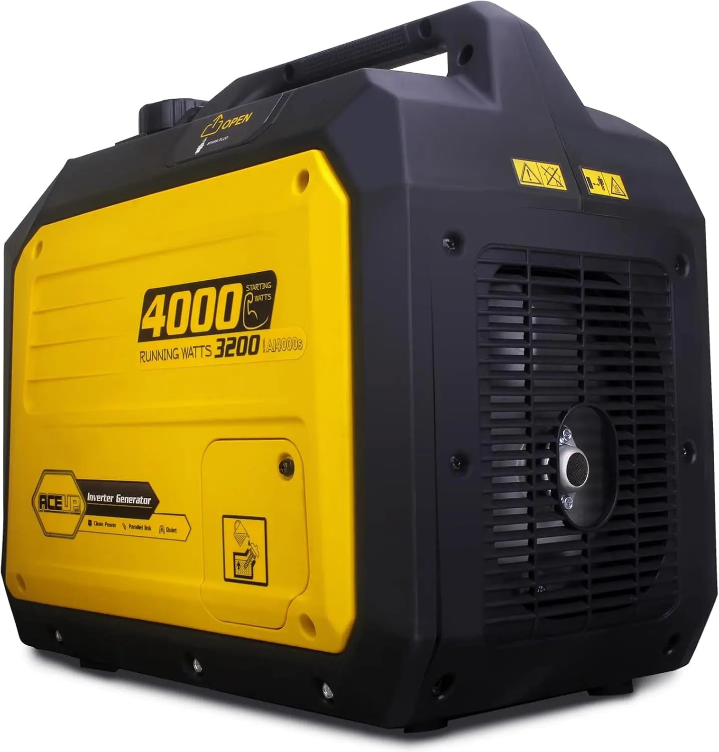 Aceup Energy 4000 Watt Portable Inverter Generator, Gas Powered Generator Quiet for Home, RV-Ready, EPA Compliant