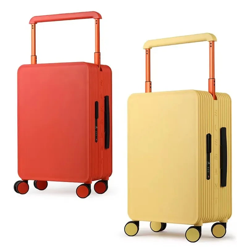 Wide Handle Suitcase 20/24 inch High Quality Rolling Luggage Spinner Wheels Men Travel Bag Women Cabin Password Trolley luggage