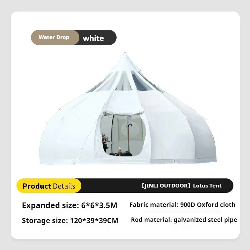 【JINLI TOYS】China Tent Factory Outdoor 900D Oxford Cloth Waterproof Lotus Tent 2 Years Free Warranty Free Shipping