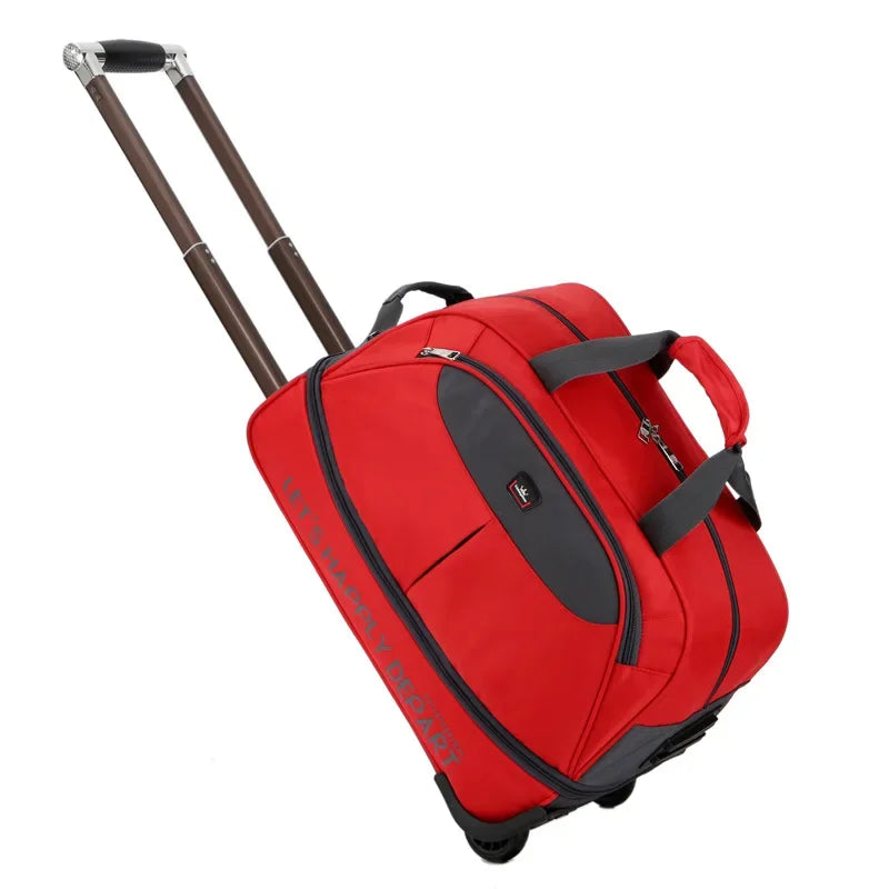 Men Travel Trolley Bags Luggage Suitcase Travel Rolling Bags on Wheels Carry on Hand Bag Women Large Duffle Travel Suitcase