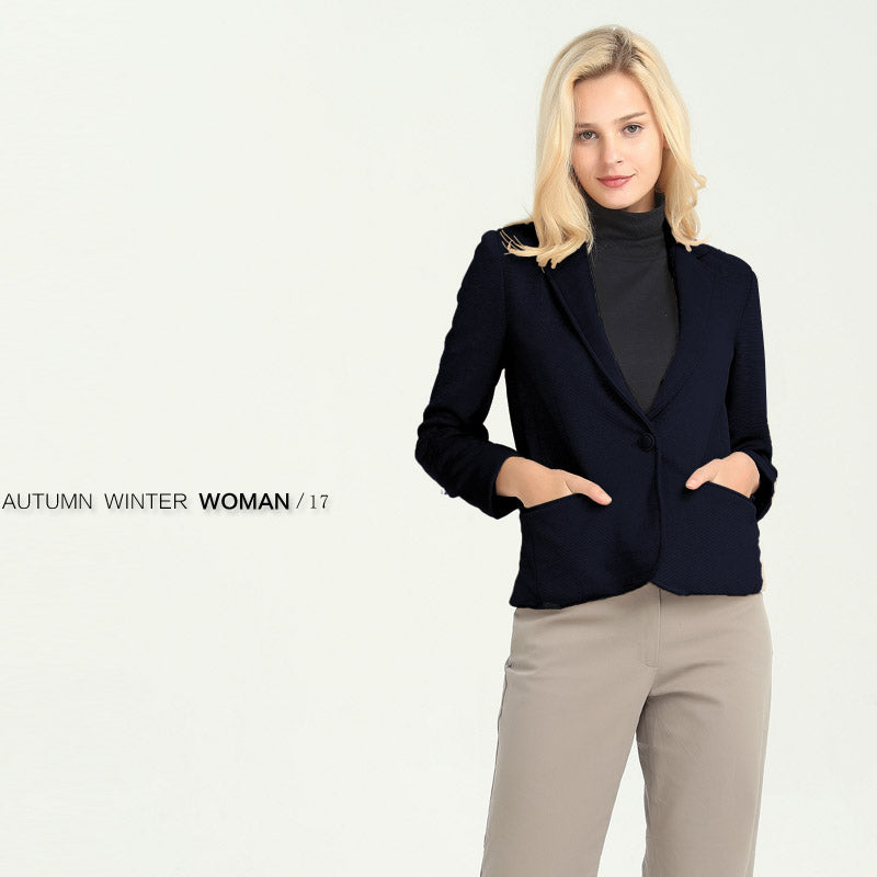 Hot Slim Fit Business Spring New Exported to Japan Big Brand Foreign Trade Original Order Cut Label Women's Small Suit