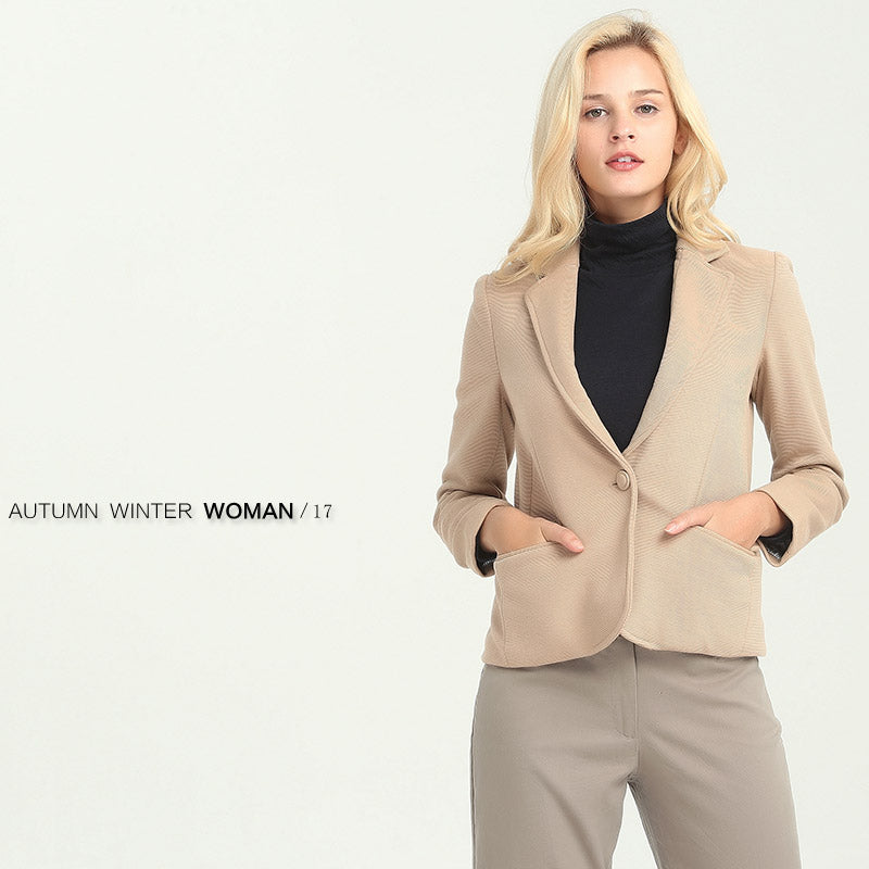 Hot Slim Fit Business Spring New Exported to Japan Big Brand Foreign Trade Original Order Cut Label Women's Small Suit